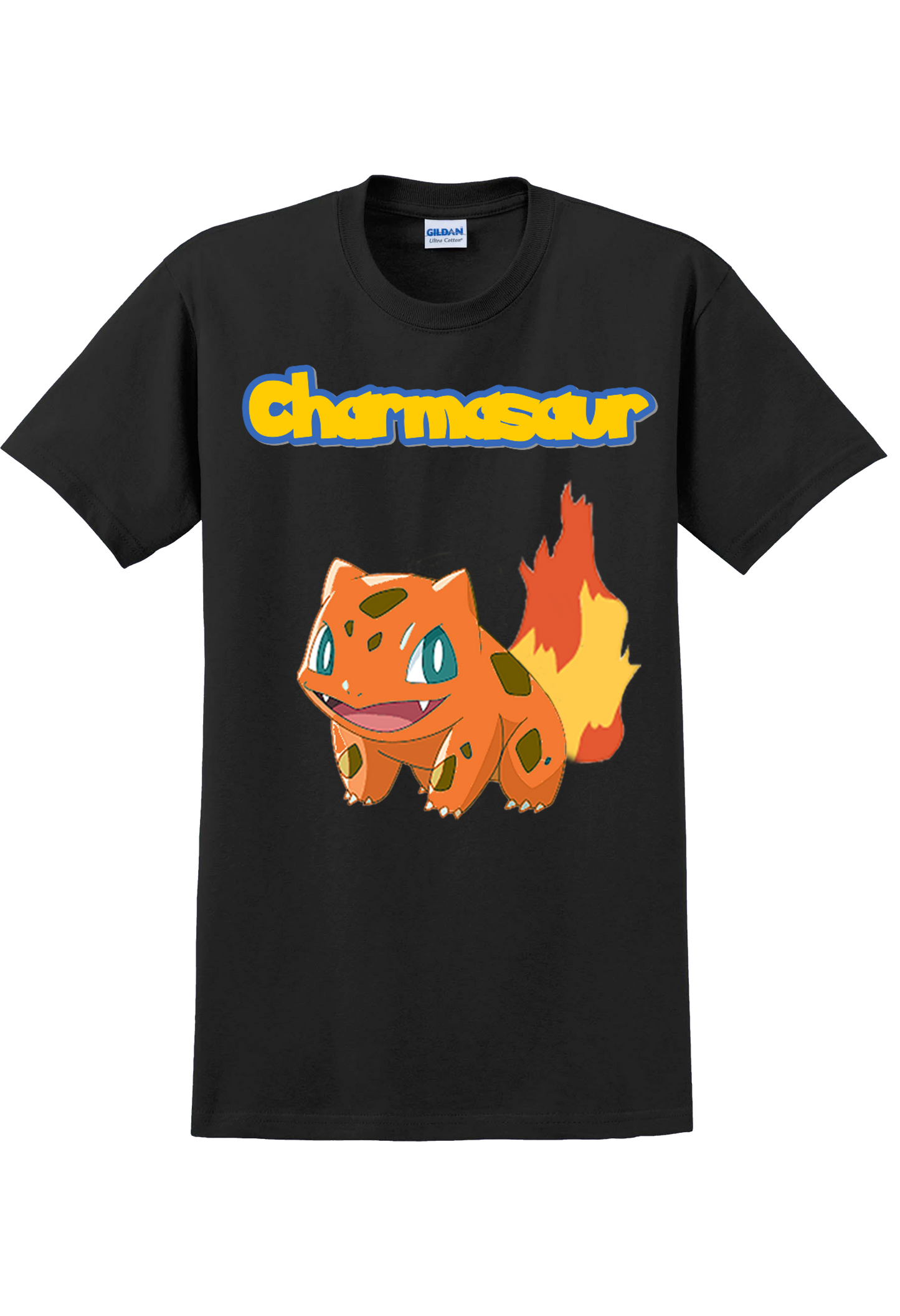 π₯ Charmasaur Fusion Tee β Fan-Created Char + Bulb Shirt