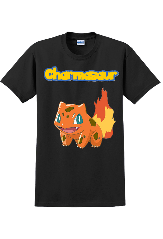 🔥 Charmasaur Fusion Tee – Fan-Created Char + Bulb Shirt
