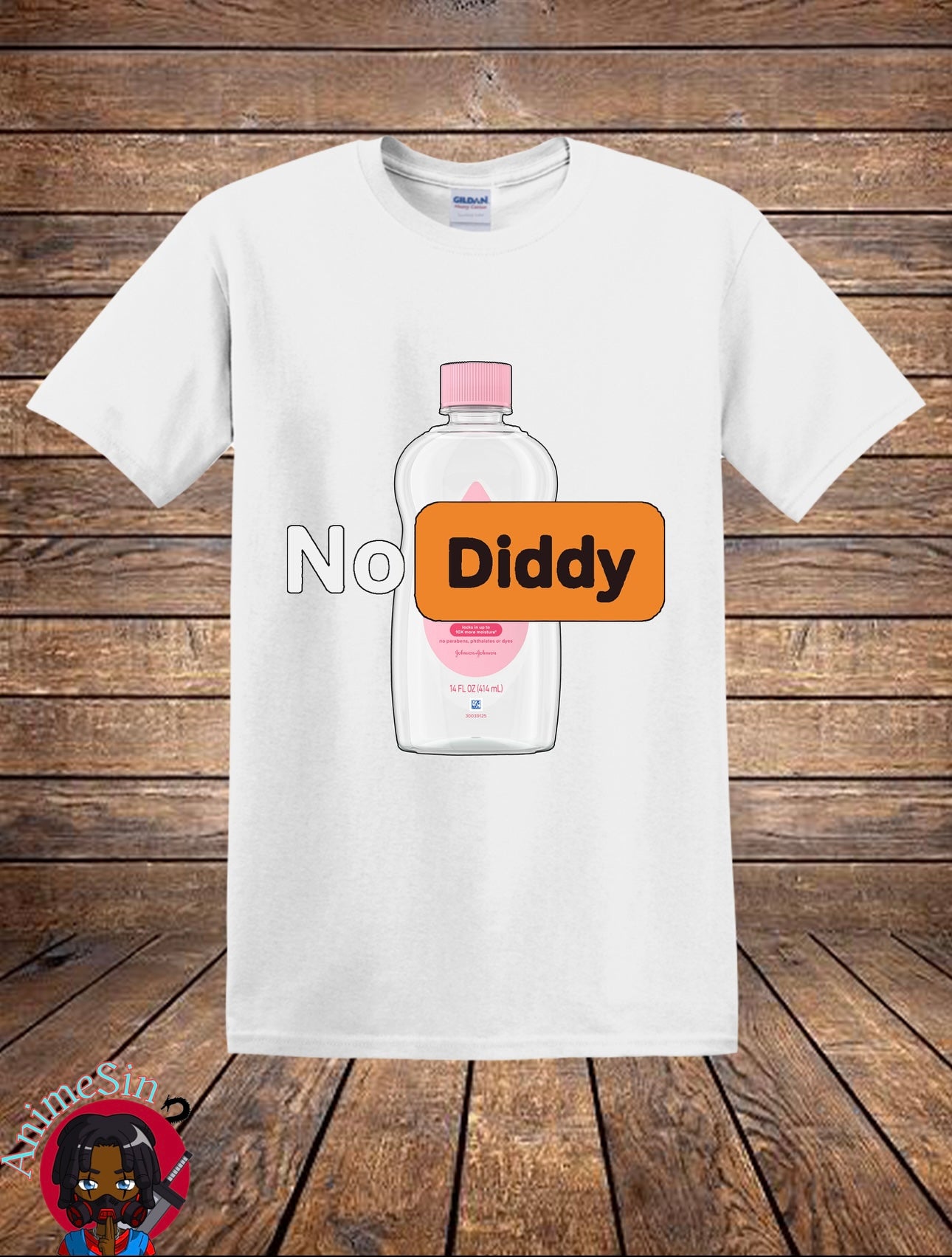 “No Diddy” Baby Oil T-Shirts 🍼🧴