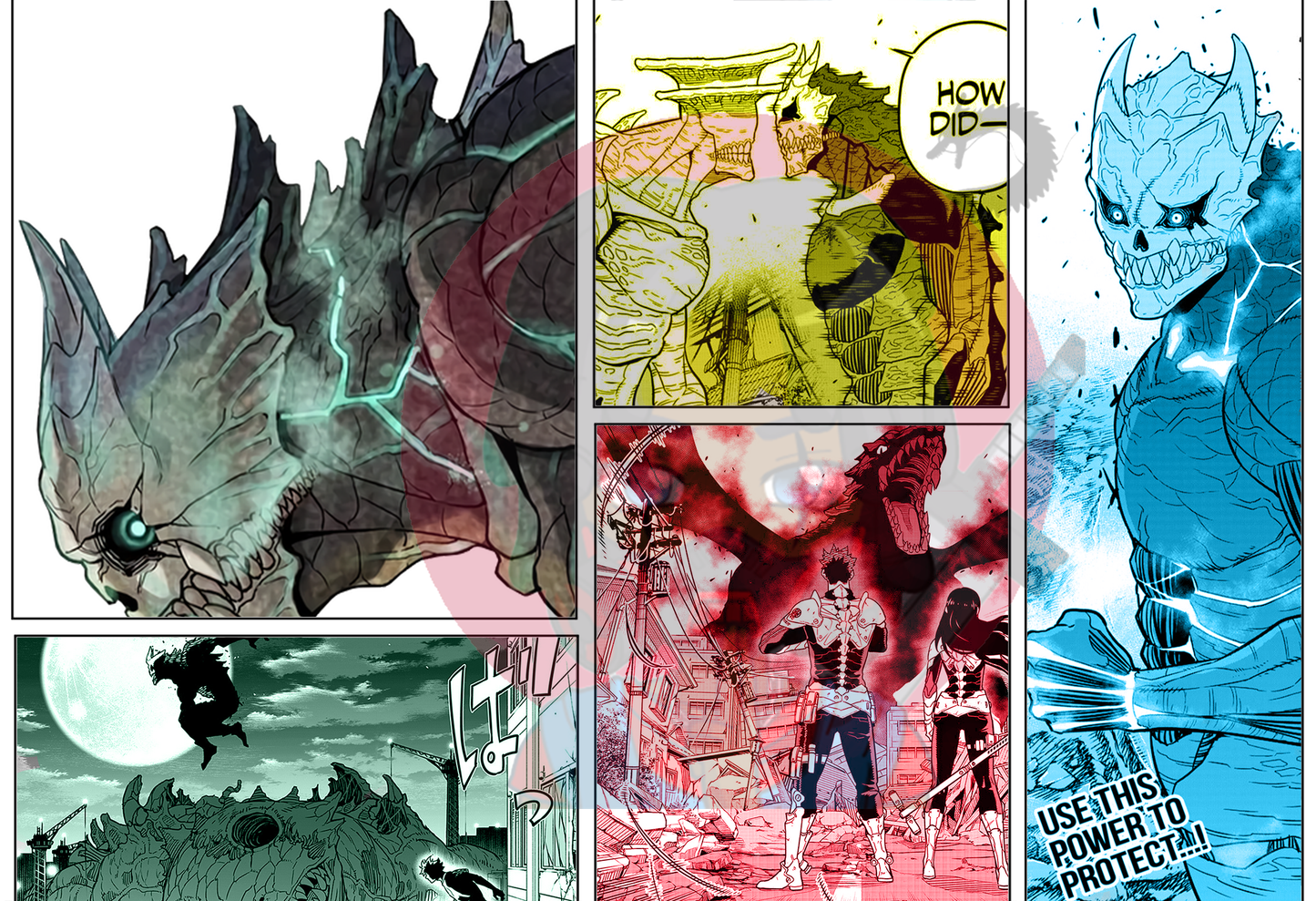 Custom "Manga Panel Remix" Poster (Inspired Request Only)