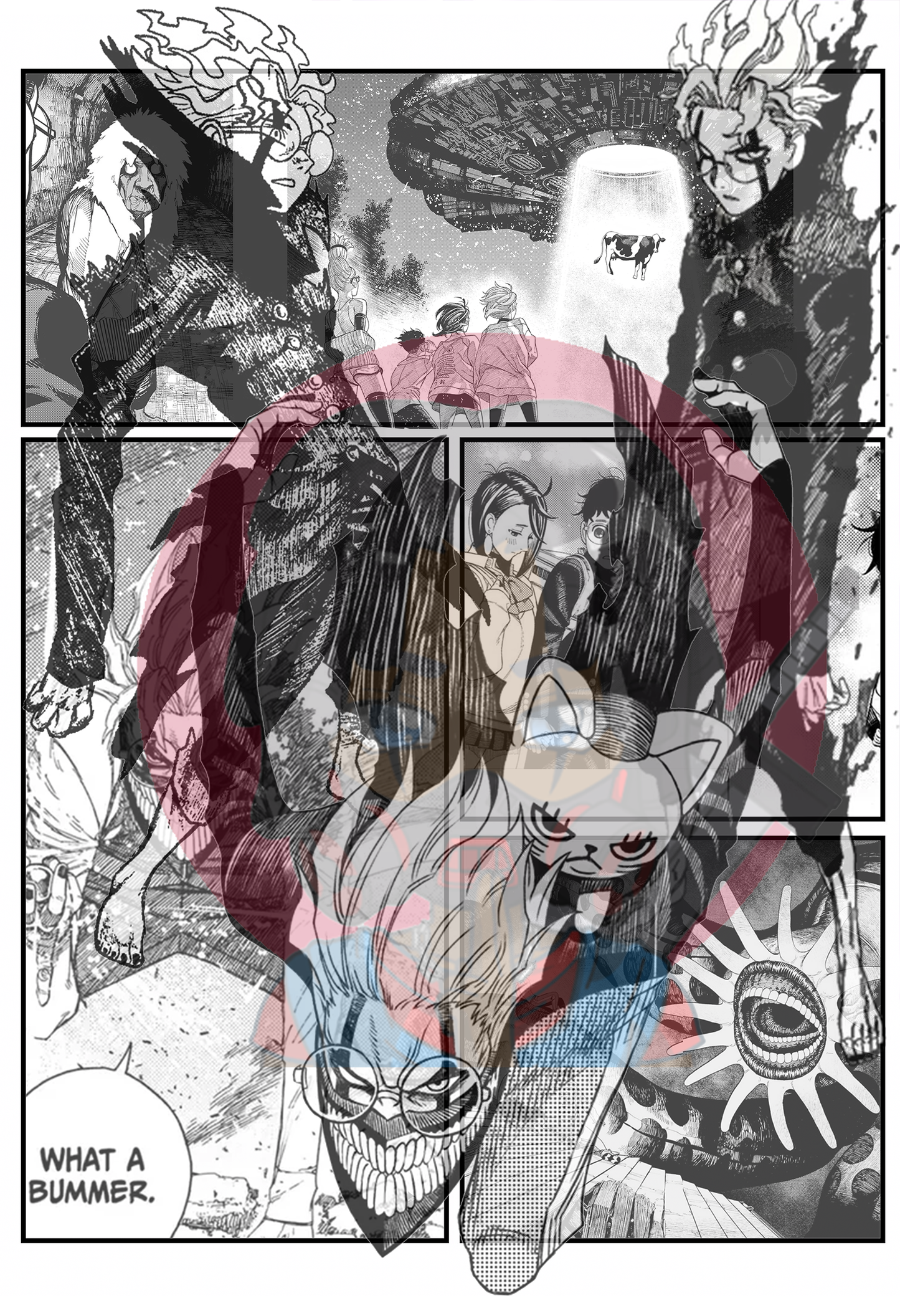 Custom "Manga Panel Remix" Poster (Inspired Request Only)