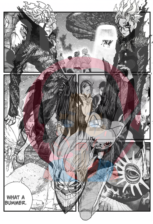 Custom "Manga Panel Remix" Poster (Inspired Request Only)