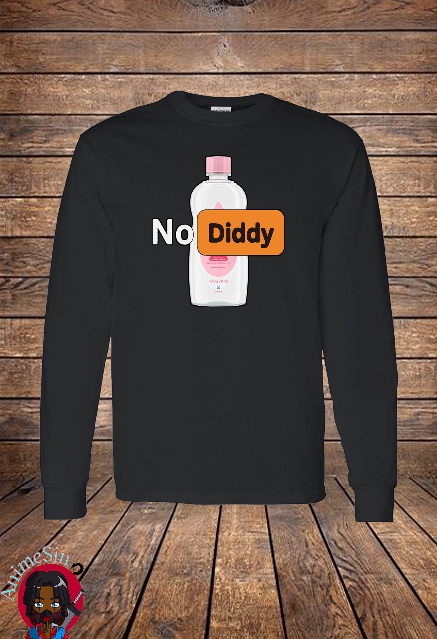 “No Diddy” Baby Oil Shirt