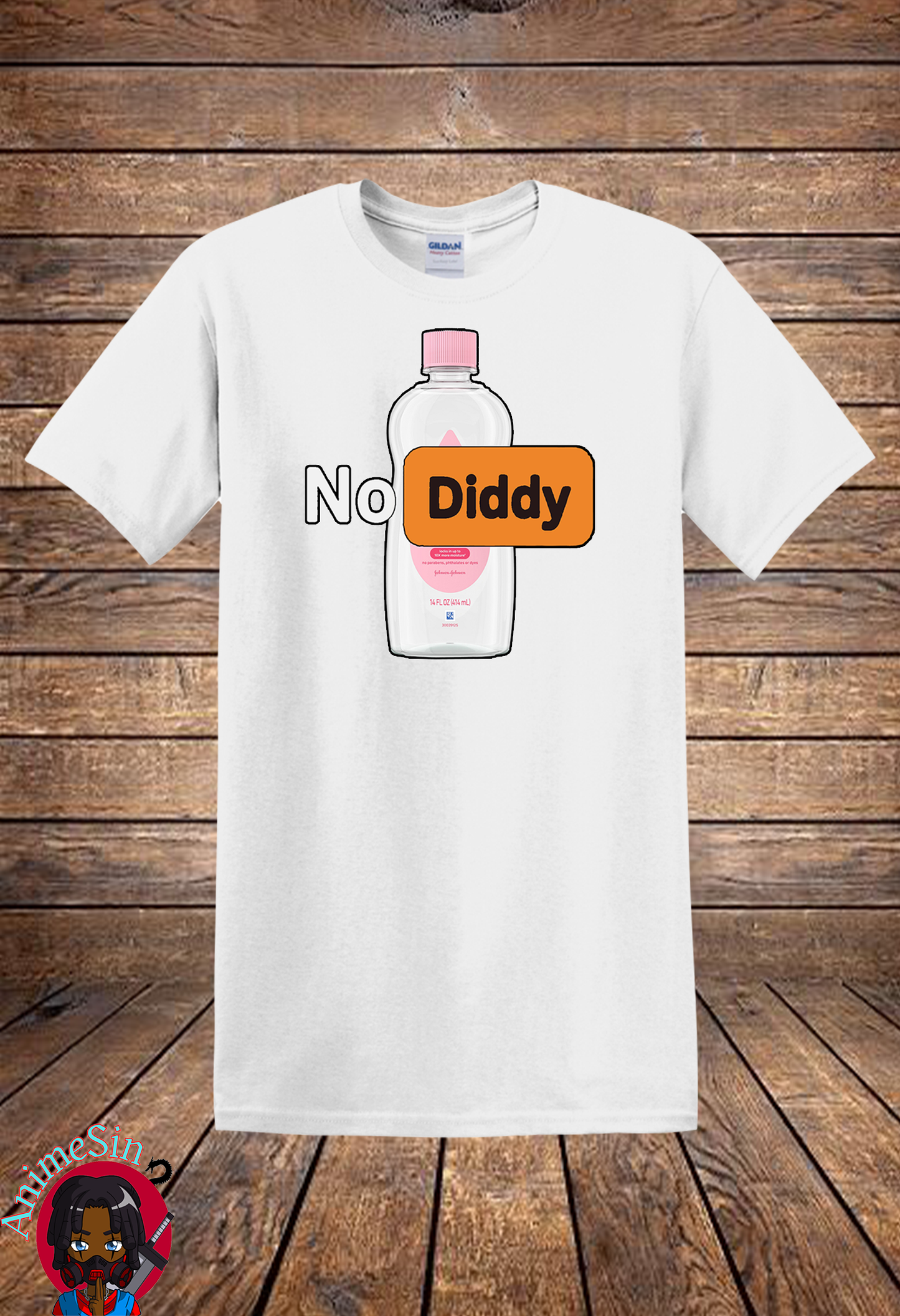 “No Diddy” Baby Oil Shirt
